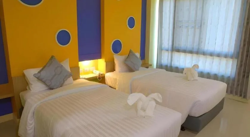 Bed in Na Tubthieng Boutique Resort Trang