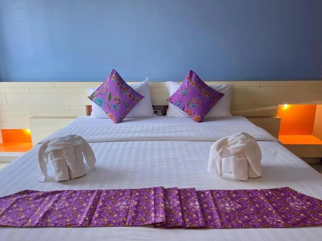 Bed in Na Tubthieng Boutique Resort Trang