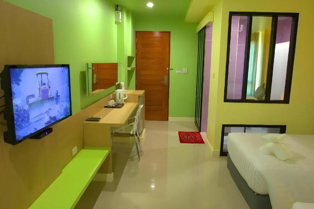 Bed in Na Tubthieng Boutique Resort Trang