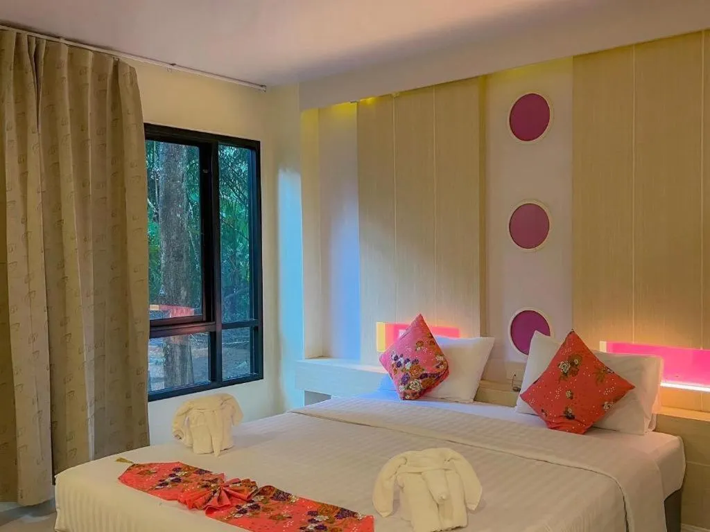 Bed in Na Tubthieng Boutique Resort Trang