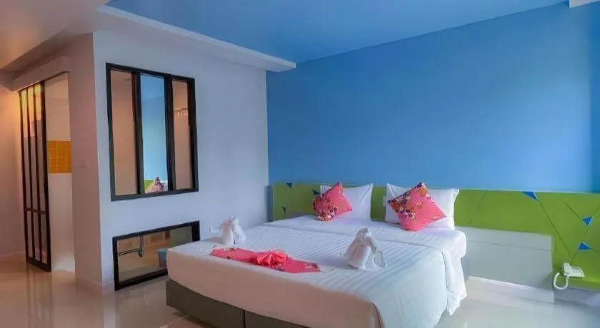 Bed in Na Tubthieng Boutique Resort Trang
