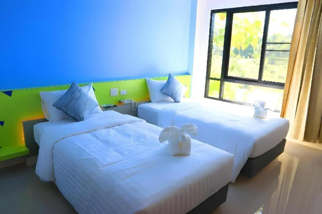 Bed in Na Tubthieng Boutique Resort Trang