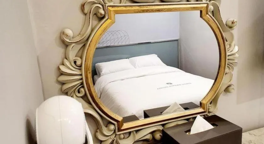 Bed in Hotel Bridge