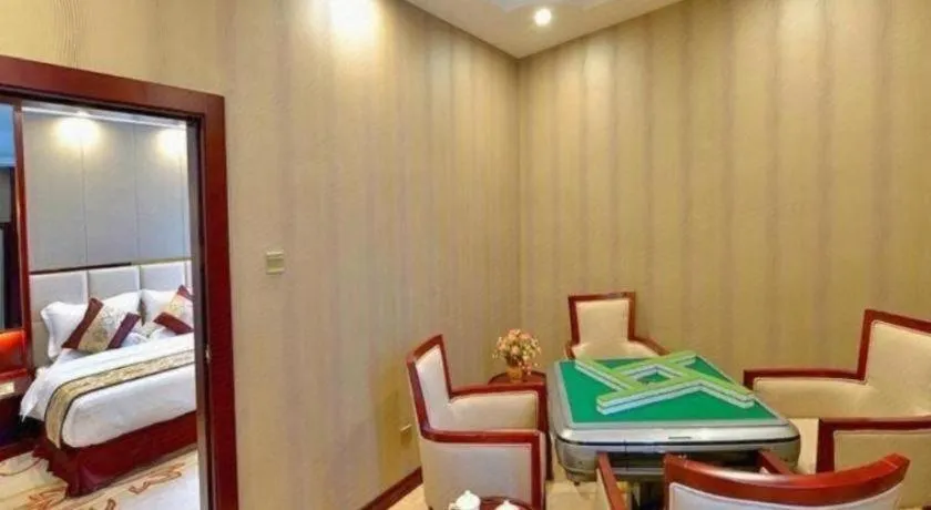 Bed in GreenTree Eastern Zigong Huashang International City Huichuan Road Hotel