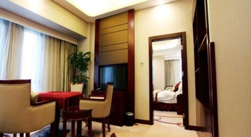 Bed in GreenTree Eastern Zigong Huashang International City Huichuan Road Hotel