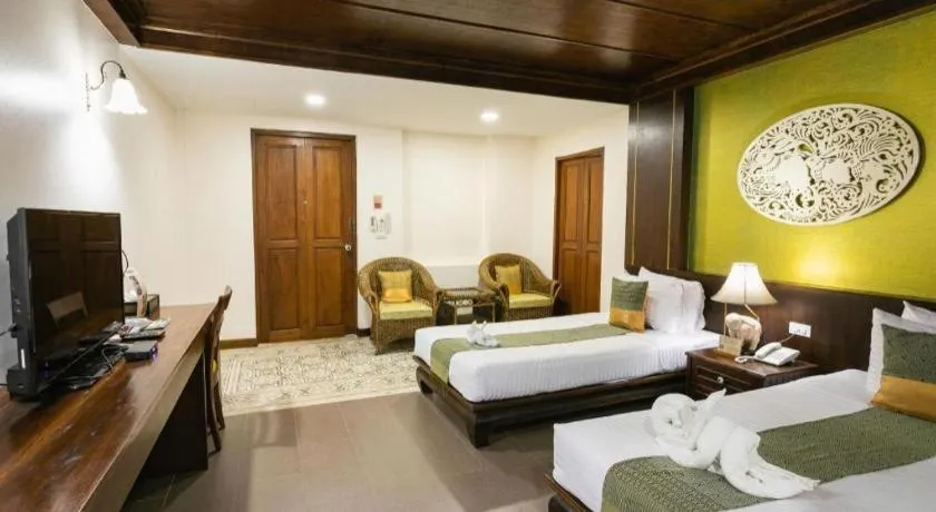 Bed in Wiangkaew Hotel