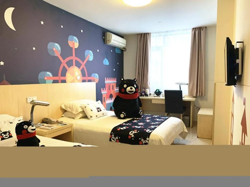 Bed in Jinjiang Inn Guangzhou Liwan Caihongqiao Metro Station