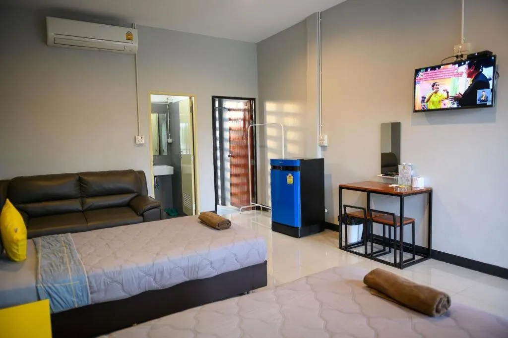 Bed in Nithra Ratree Hotel