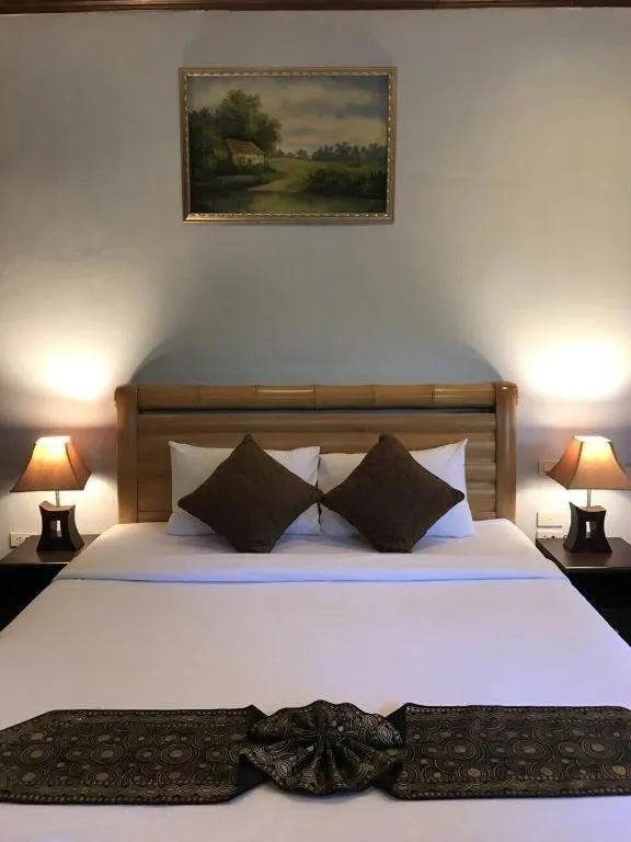 Bed in Khaoyai Kirithantip Resort