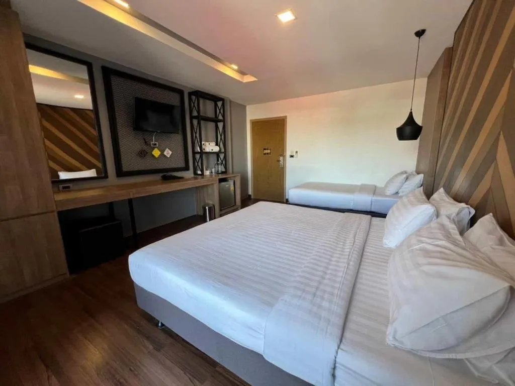 Bed in The Circle Hotel