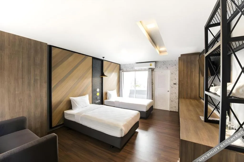 Bed in The Circle Hotel