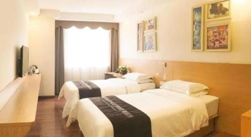 Bed in T Social Hotel Guangzhou Railway Station Branch