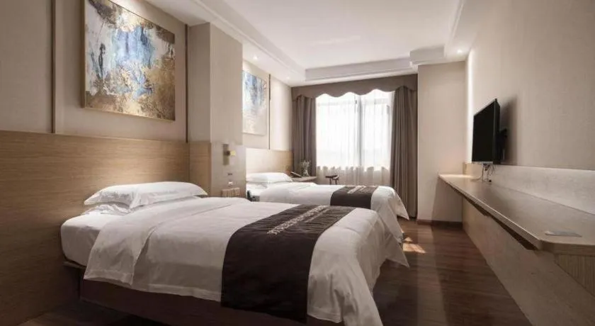 Bed in T Social Hotel Guangzhou Railway Station Branch