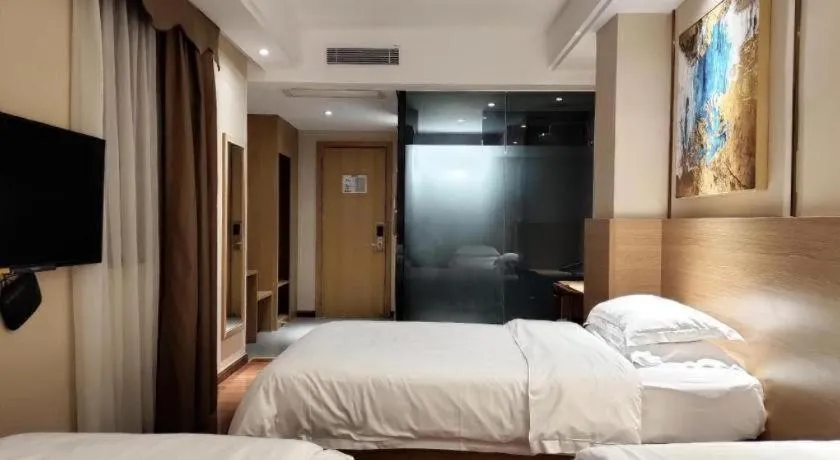 Bed in T Social Hotel Guangzhou Railway Station Branch