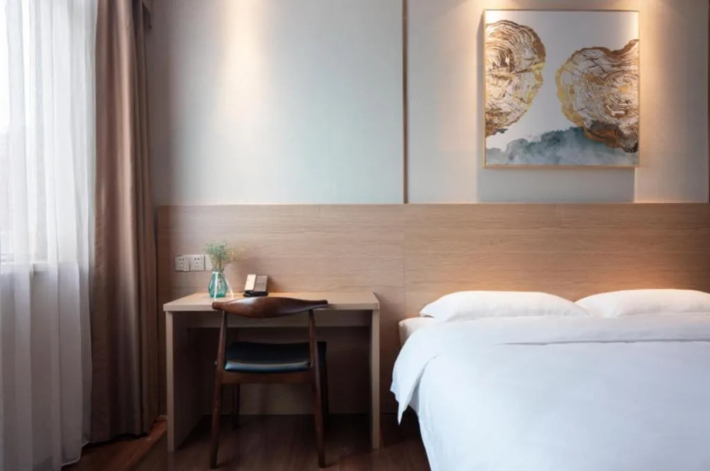 Bed in T Social Hotel Guangzhou Railway Station Branch