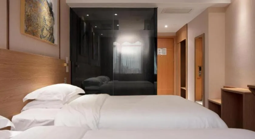 Bed in T Social Hotel Guangzhou Railway Station Branch