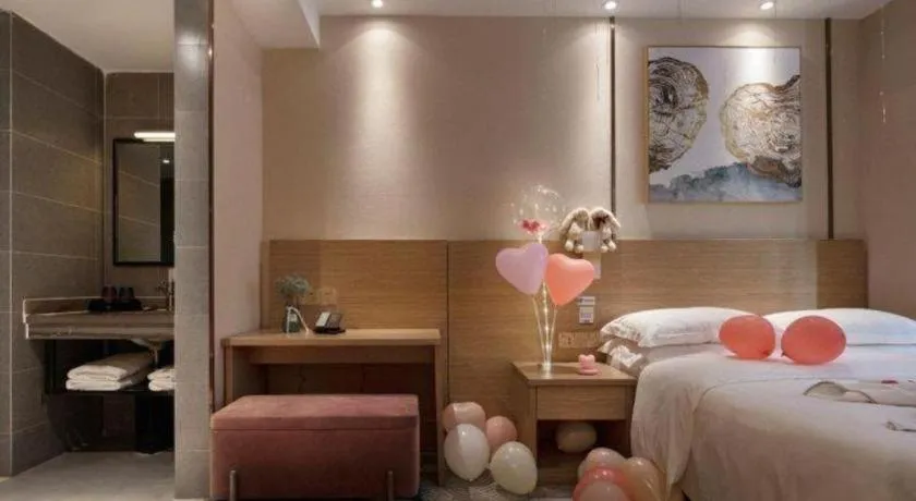 Bed in T Social Hotel Guangzhou Railway Station Branch