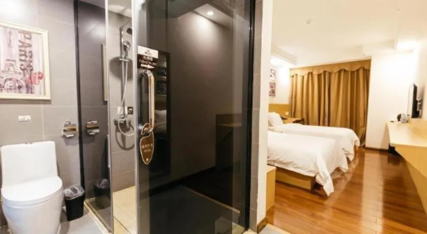 Bed in T Social Hotel Guangzhou Railway Station Branch