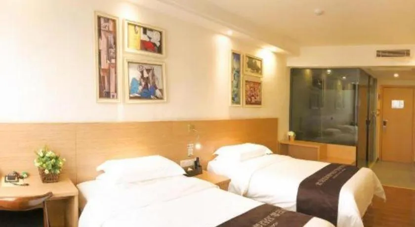 Bed in T Social Hotel Guangzhou Railway Station Branch