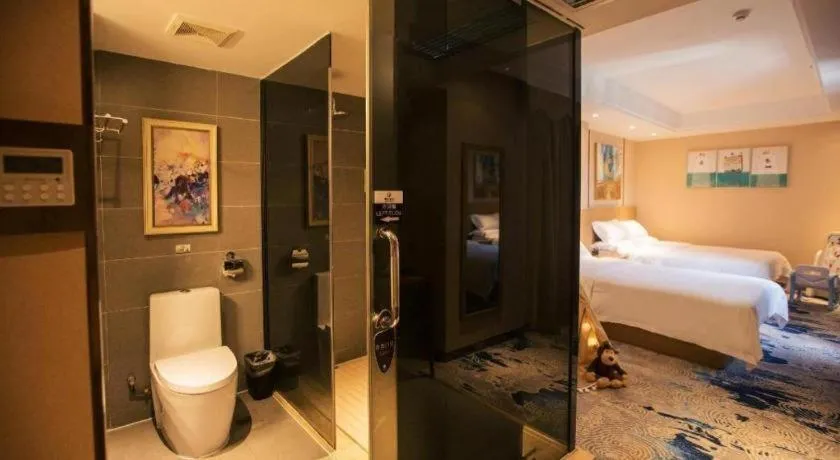 Bed in T Social Hotel Guangzhou Railway Station Branch