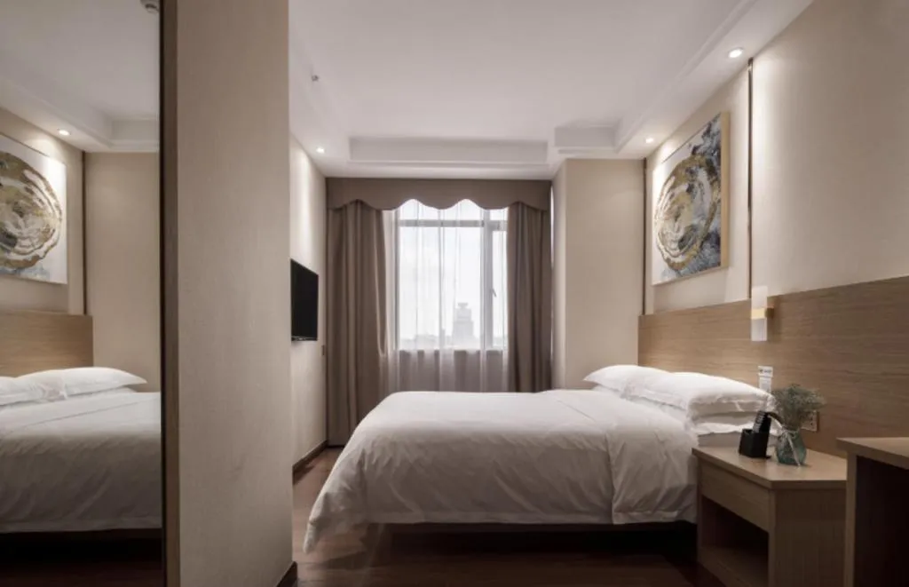 Bed in T Social Hotel Guangzhou Railway Station Branch