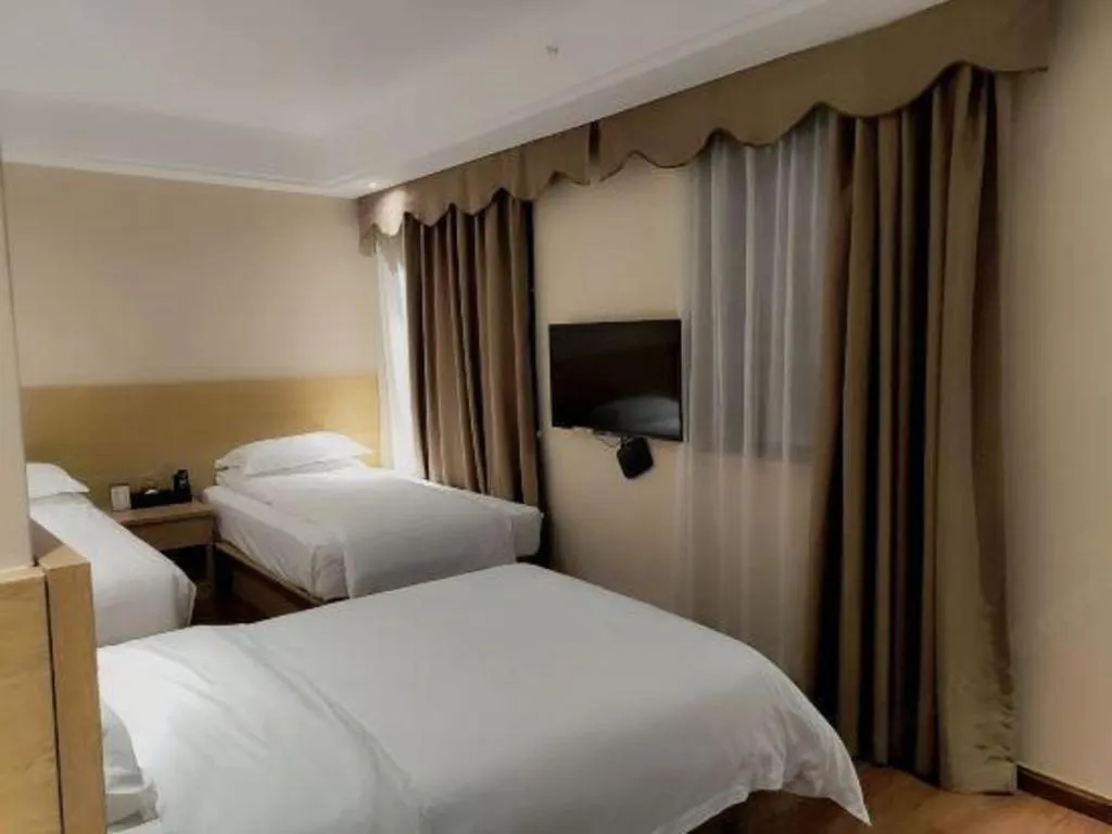 Bed in T Social Hotel Guangzhou Railway Station Branch