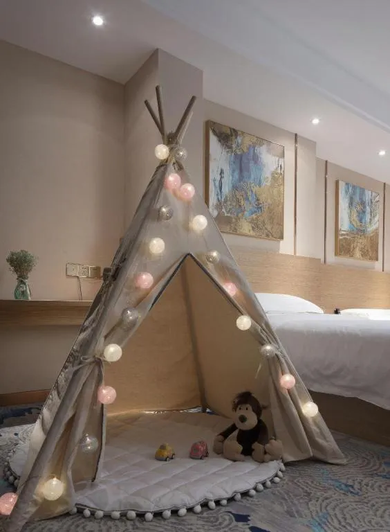 Bed in T Social Hotel Guangzhou Railway Station Branch