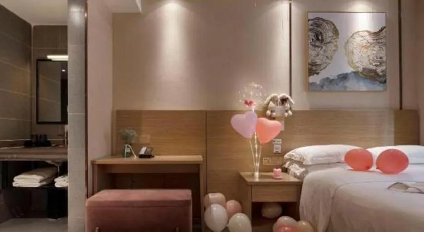 Bed in T Social Hotel Guangzhou Railway Station Branch