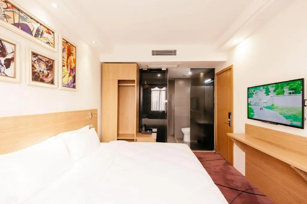 Bed in T Social Hotel Guangzhou Railway Station Branch