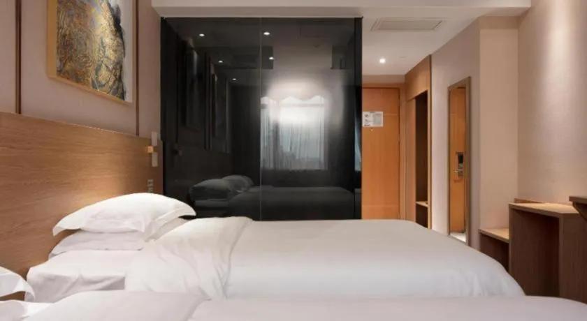 Bed in T Social Hotel Guangzhou Railway Station Branch