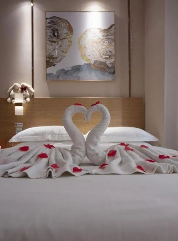 Bed in T Social Hotel Guangzhou Railway Station Branch