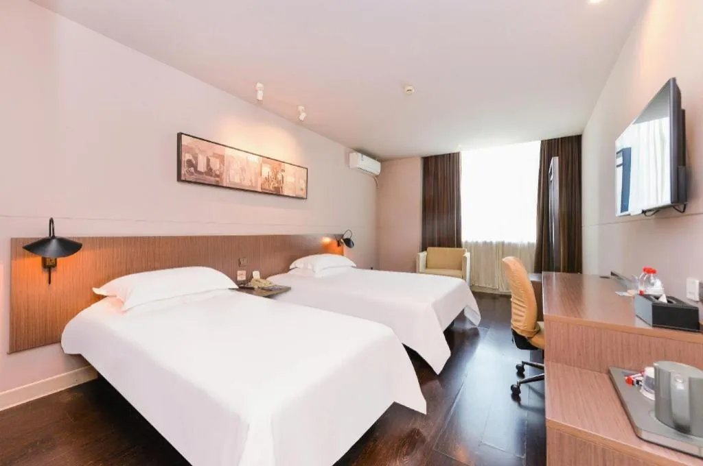 Bed in Jinjiang Inn Select Shanghai Zhangjiang High Tech Park Branch