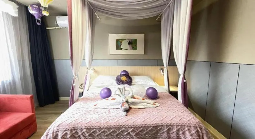 Bed in Jinjiang Inn Suqian Xiangwang Hometown Xingfu South Road