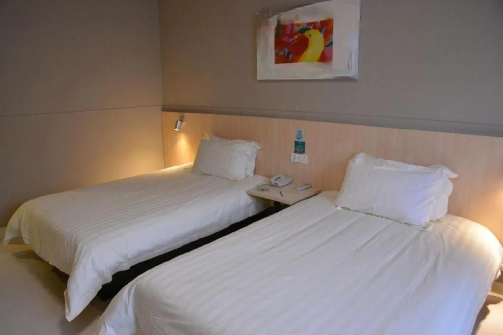 Bed in Jinjiang Inn Suqian Xiangwang Hometown Xingfu South Road