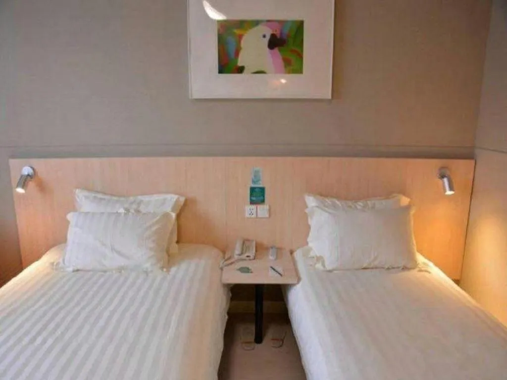 Bed in Jinjiang Inn Suqian Xiangwang Hometown Xingfu South Road