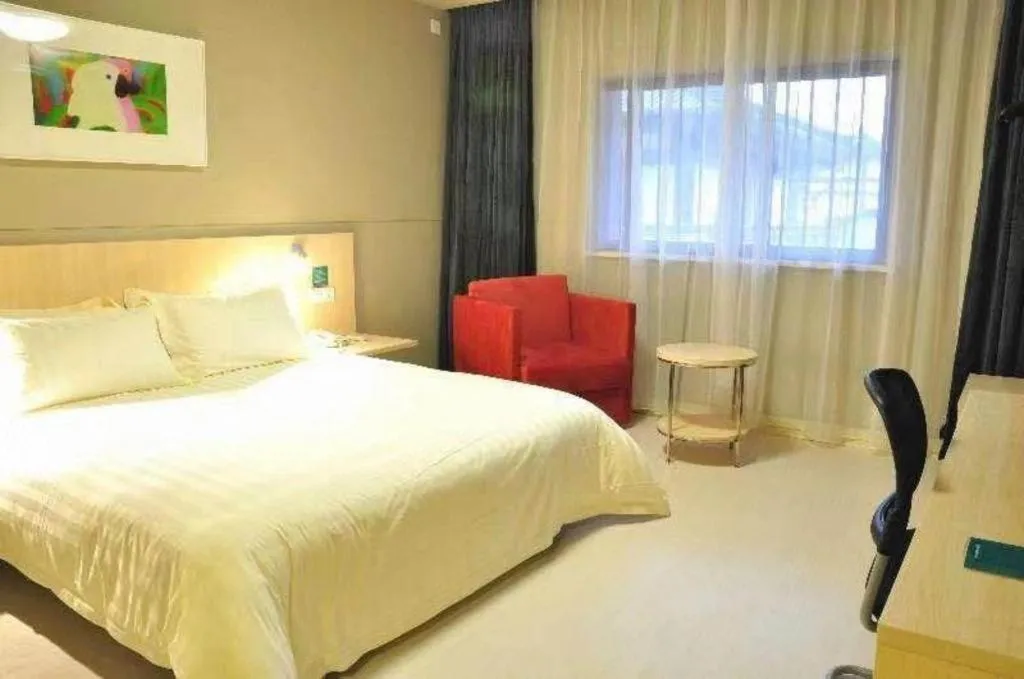 Bed in Jinjiang Inn Suqian Xiangwang Hometown Xingfu South Road