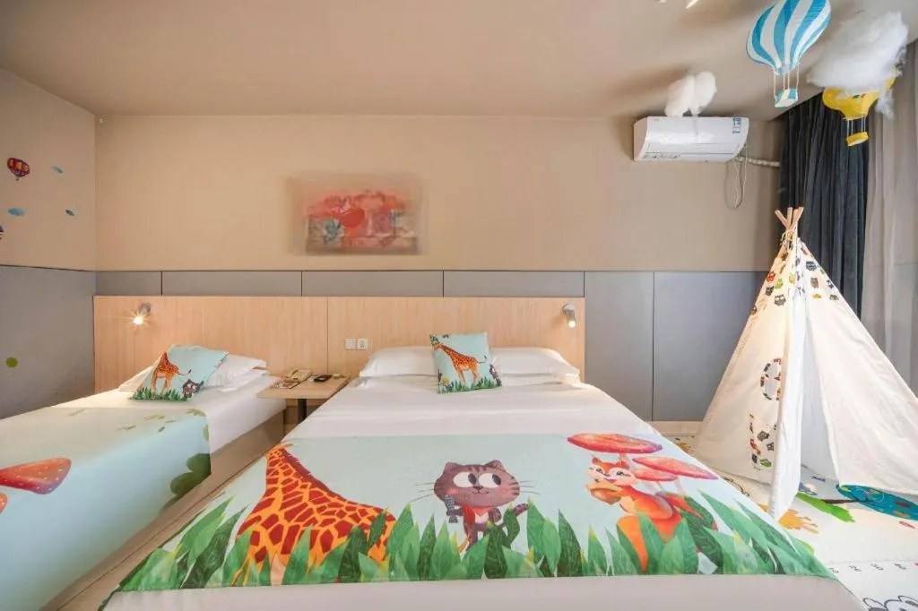 Bed in Jinjiang Inn Suqian Xiangwang Hometown Xingfu South Road