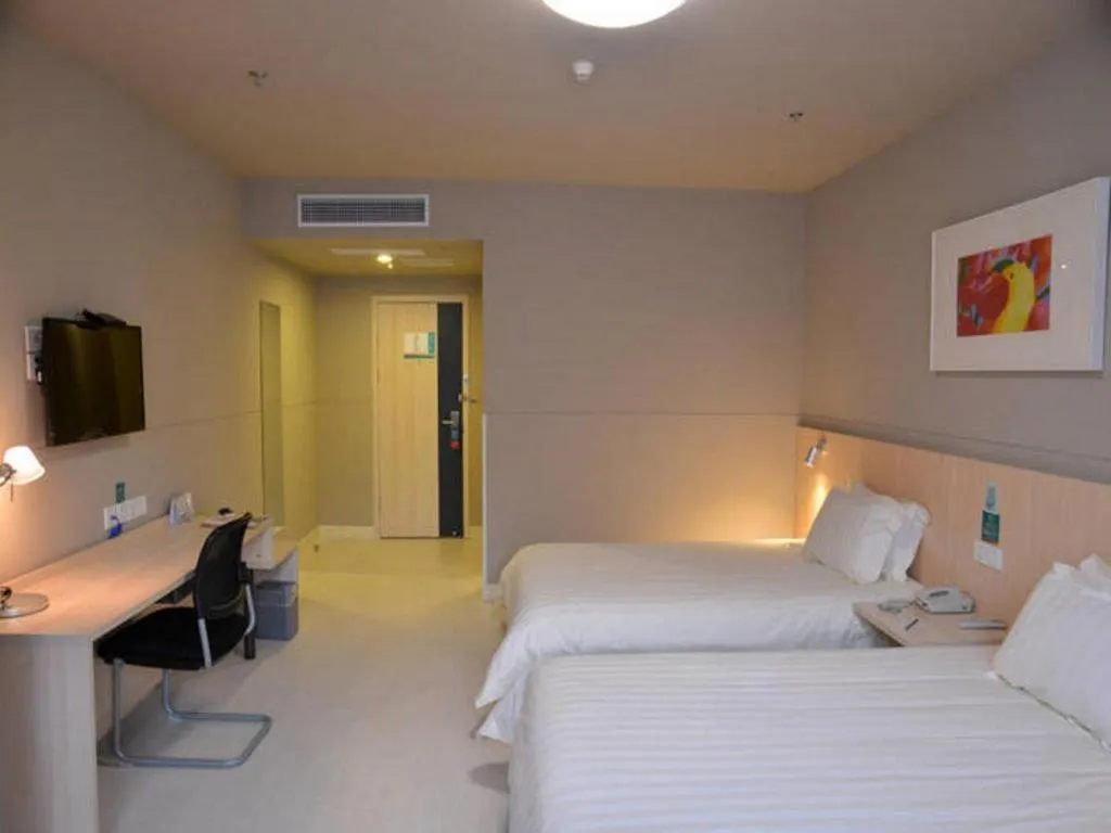 Bed in Jinjiang Inn Suqian Xiangwang Hometown Xingfu South Road