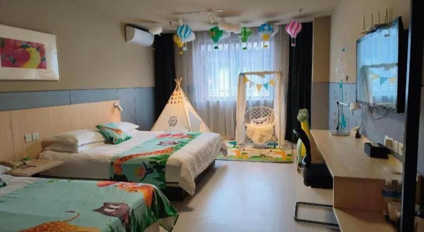 Bed in Jinjiang Inn Suqian Xiangwang Hometown Xingfu South Road