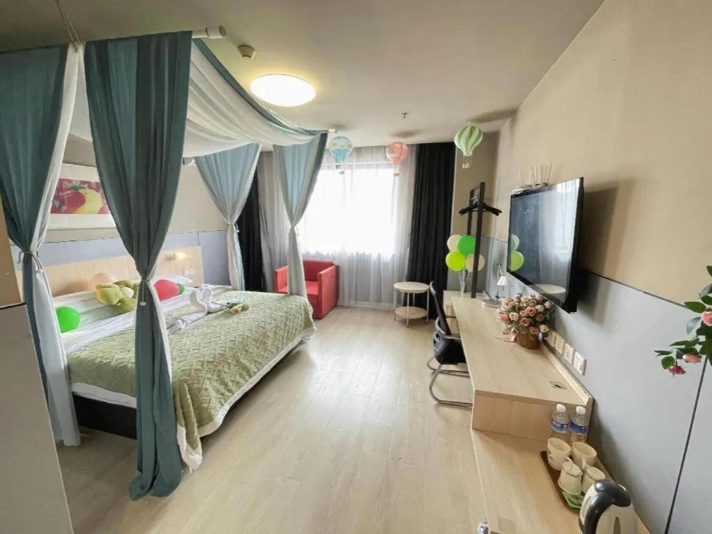 Bed in Jinjiang Inn Suqian Xiangwang Hometown Xingfu South Road