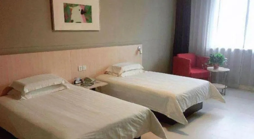 Bed in Jinjiang Inn Suqian Xiangwang Hometown Xingfu South Road