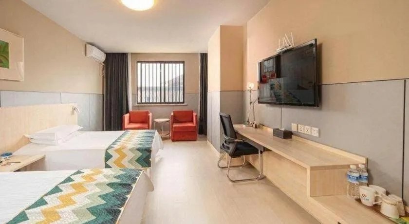 Bed in Jinjiang Inn Suqian Xiangwang Hometown Xingfu South Road