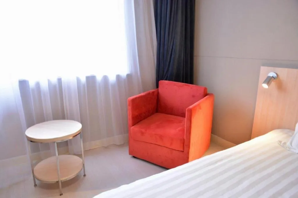 Bed in Jinjiang Inn Suqian Xiangwang Hometown Xingfu South Road