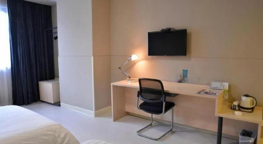 Bed in Jinjiang Inn Suqian Xiangwang Hometown Xingfu South Road