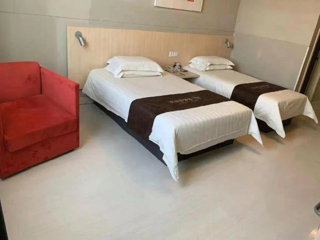 Bed in Jinjiang Inn Suqian Xiangwang Hometown Xingfu South Road