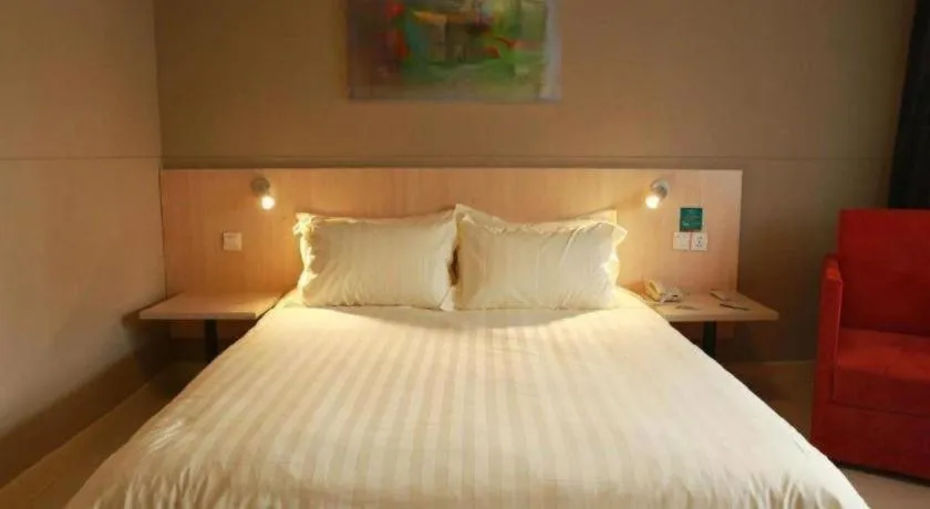 Bed in Jinjiang Inn Suqian Xiangwang Hometown Xingfu South Road