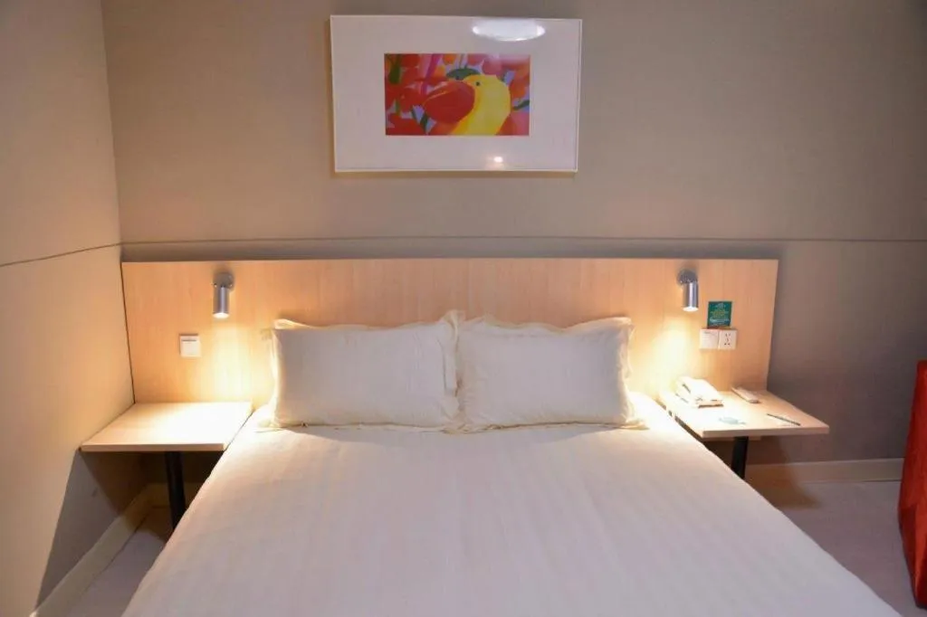 Bed in Jinjiang Inn Suqian Xiangwang Hometown Xingfu South Road