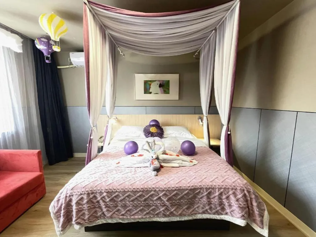 Bed in Jinjiang Inn Suqian Xiangwang Hometown Xingfu South Road