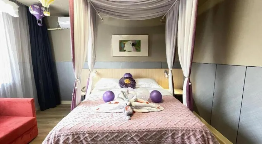 Bed in Jinjiang Inn Suqian Xiangwang Hometown Xingfu South Road