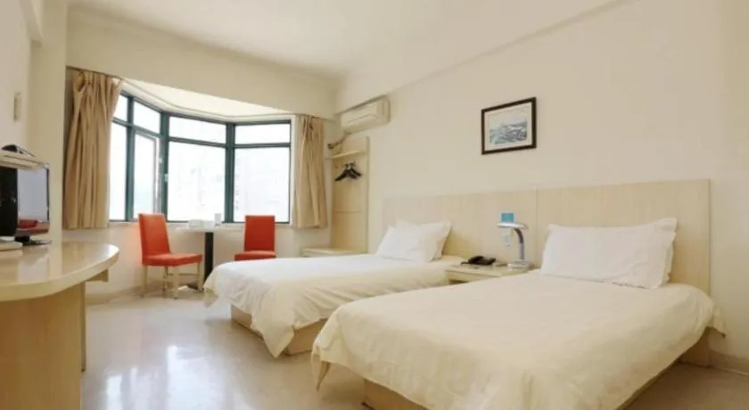 Bed in Jinjiang Inn Suqian Xiangwang Hometown Xingfu South Road